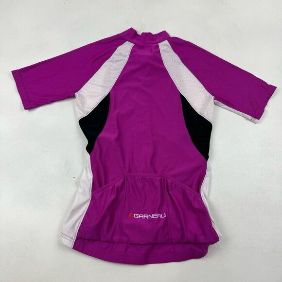 Louis Garneau Women’s Breeze Vent Jersey Cycling Sz S Polyester Spandex Magenta - Picture 4 of 4